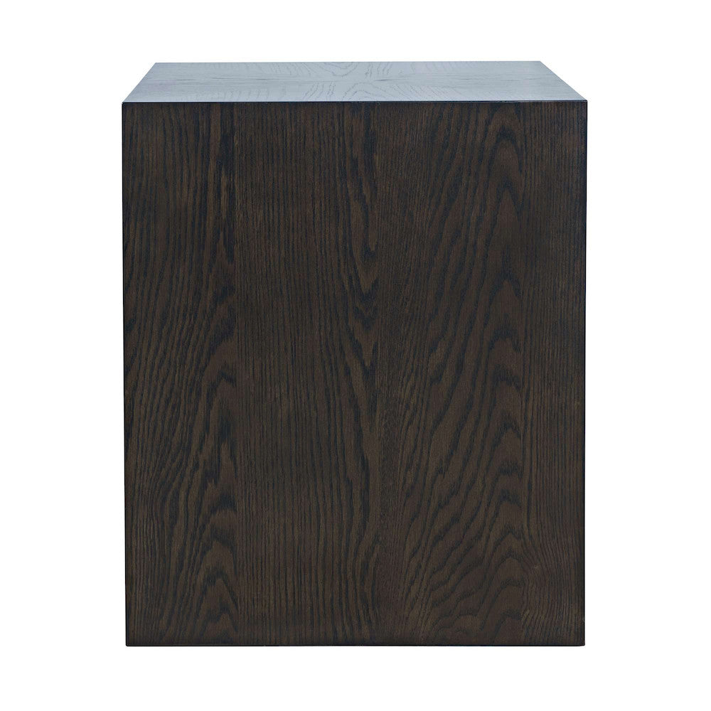 Jofran - Laurel Creek Modern Contemporary Square Block Pedestal End Table in Espresso - 2450-6 view 3