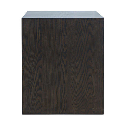 Jofran - Laurel Creek Modern Contemporary Square Block Pedestal End Table in Espresso - 2450-6 view 3