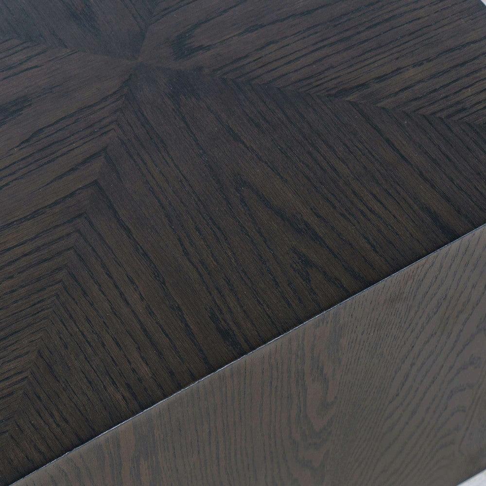 Jofran - Laurel Creek Modern Contemporary Square Block Pedestal End Table in Espresso - 2450-6 view 6