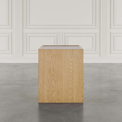 Jofran - Laurel Creek Modern Contemporary Square Block Pedestal End Table in Natural - 2460-6 view 4