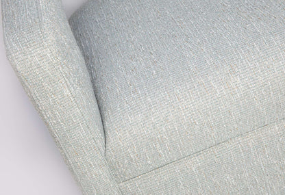 Jofran - Lexy Modern Sculpted Curved Upholstered Swivel Accent Chair, Spa - LEXY-SW-SPA view 6