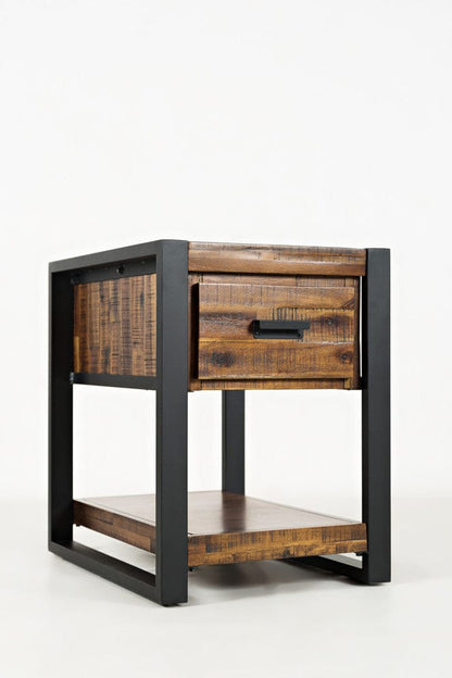Jofran - Loftorks Chairside Table with Drawer - 1690-7 view 1