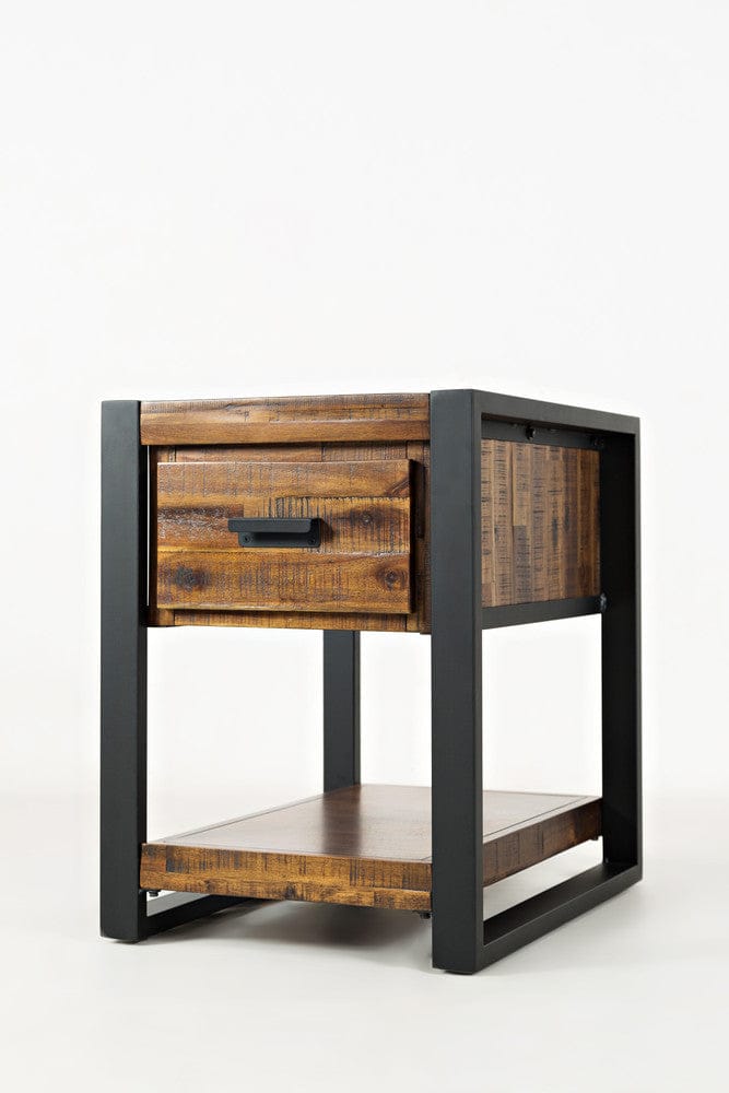 Jofran - Loftorks Chairside Table with Drawer - 1690-7 view 4