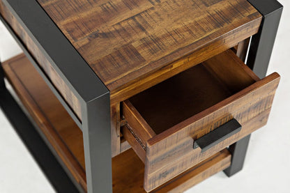 Jofran - Loftorks Chairside Table with Drawer - 1690-7 view 6
