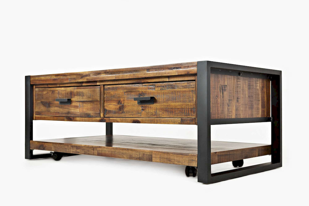 Jofran - Loftorks Cocktail Table with Draers - 1690-5 view 3