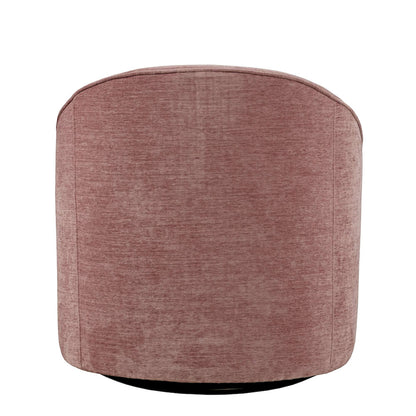 Jofran - Lulu Mid-Century Modern Upholstered Casual Swivel Accent Chair in Lilac - LULU2-SW-LILAC view 3