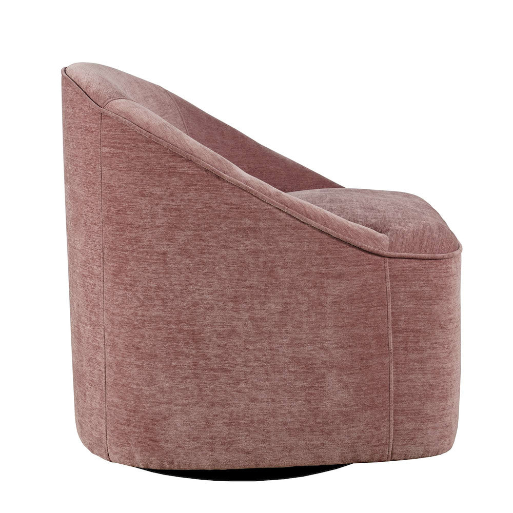 Jofran - Lulu Mid-Century Modern Upholstered Casual Swivel Accent Chair in Lilac - LULU2-SW-LILAC view 9