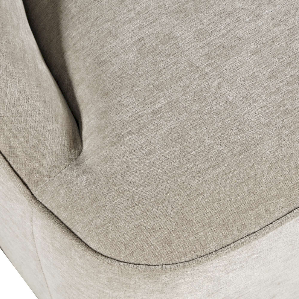Jofran - Lulu Mid-Century Modern Upholstered Casual Swivel Accent Chair in Taupe - LULU2-SW-TAUPE view 8