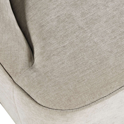 Jofran - Lulu Mid-Century Modern Upholstered Casual Swivel Accent Chair in Taupe - LULU2-SW-TAUPE view 8