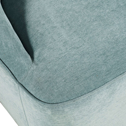 Jofran - Lulu Mid-Century Modern Upholstered Casual Swivel Accent Chair in Teal - LULU2-SW-TEAL view 8