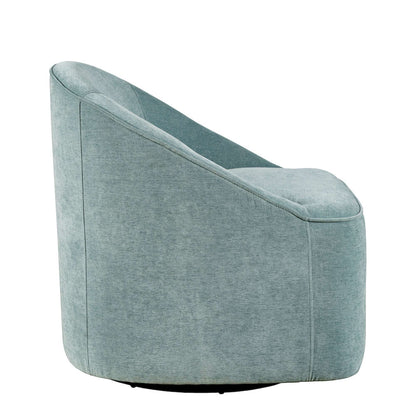 Jofran - Lulu Mid-Century Modern Upholstered Casual Swivel Accent Chair in Teal - LULU2-SW-TEAL view 9