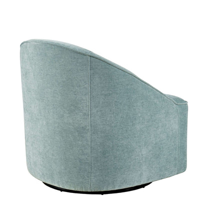Jofran - Lulu Mid-Century Modern Upholstered Casual Swivel Accent Chair in Teal - LULU2-SW-TEAL view 10