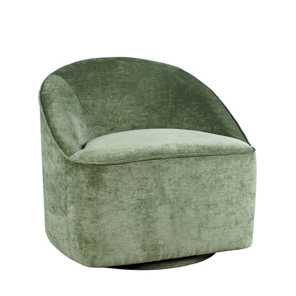 Jofran - Lulu Mid-Century Modern Upholstered Casual Swivel Accent Chair - LULU2-SW-FOR view 2