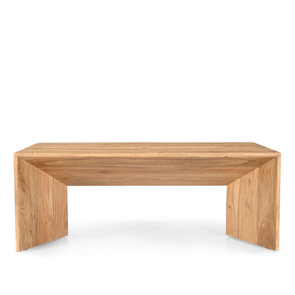 Jofran - Lux Solid Wood 48in Modern Angled Coffee Table - 2348-1 view 1