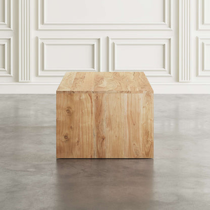 Jofran - Lux Solid Wood 48in Modern Angled Coffee Table - 2348-1 view 4