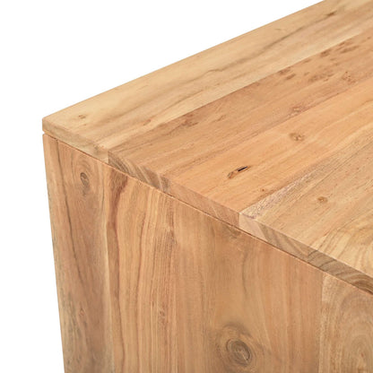 Jofran - Lux Solid Wood 48in Modern Angled Coffee Table - 2348-1 view 6