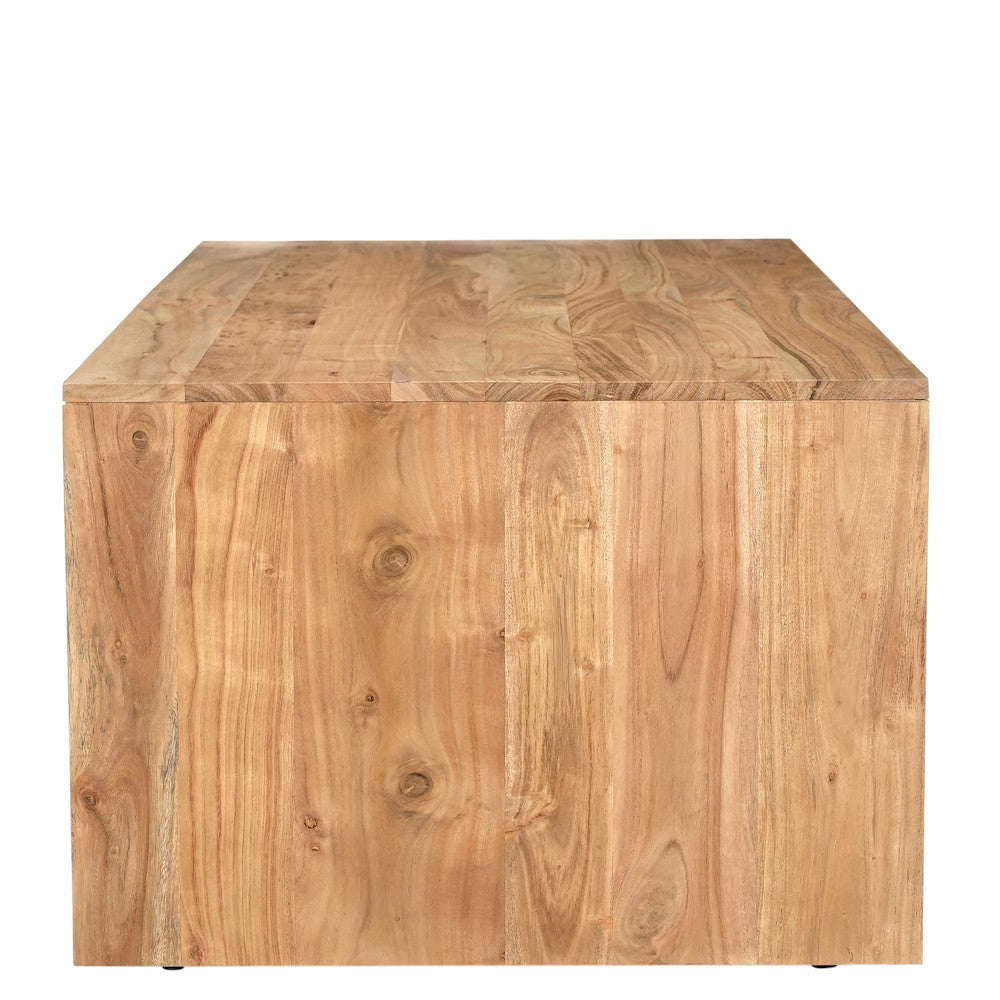 Jofran - Lux Solid Wood 48in Modern Angled Coffee Table - 2348-1 view 7