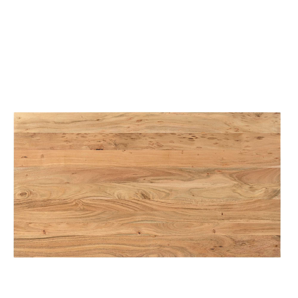 Jofran - Lux Solid Wood 48in Modern Angled Coffee Table - 2348-1 view 8