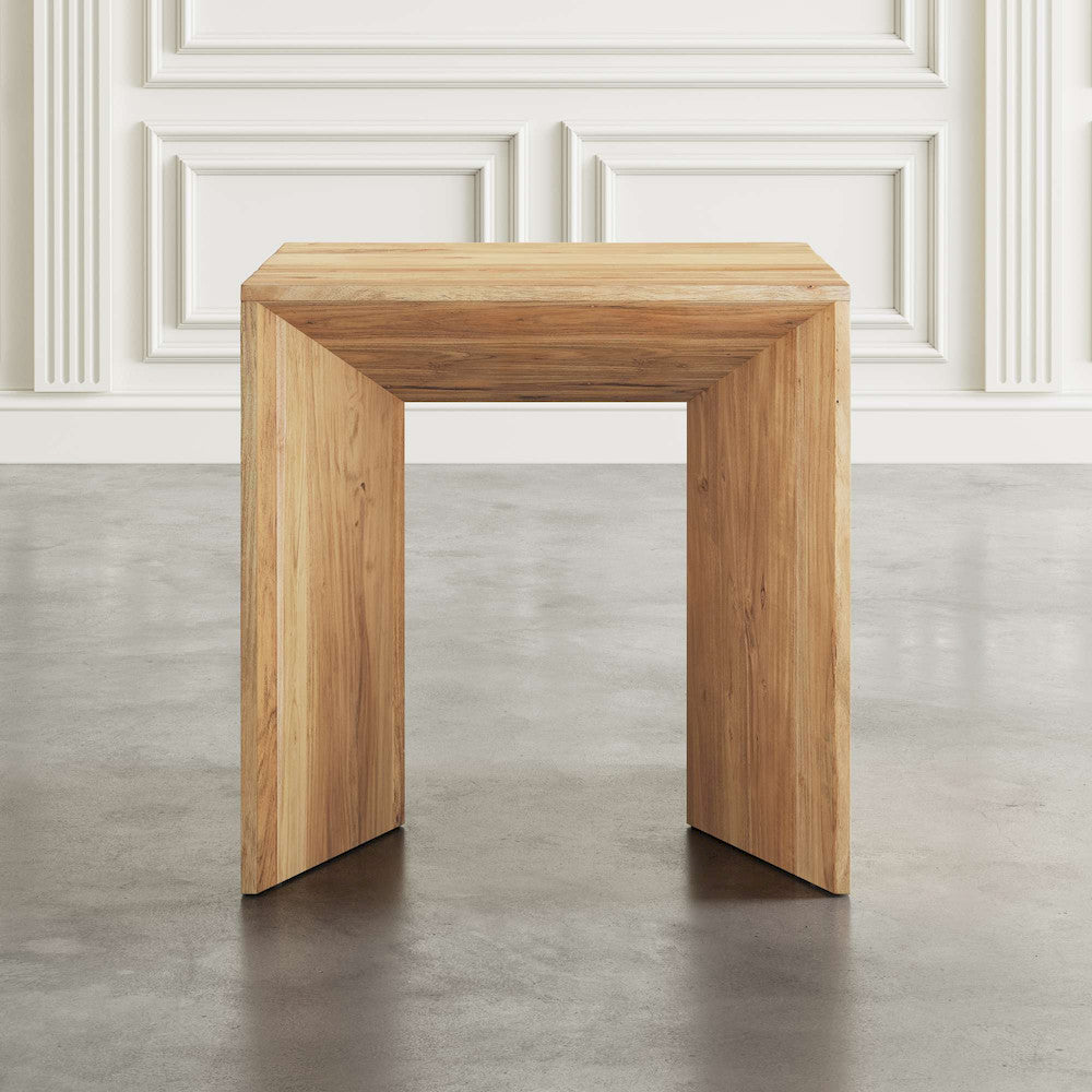 Jofran - Lux Solid Wood Modern Angled End Table - 2348-3 view 3
