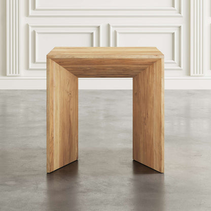 Jofran - Lux Solid Wood Modern Angled End Table - 2348-3 view 3