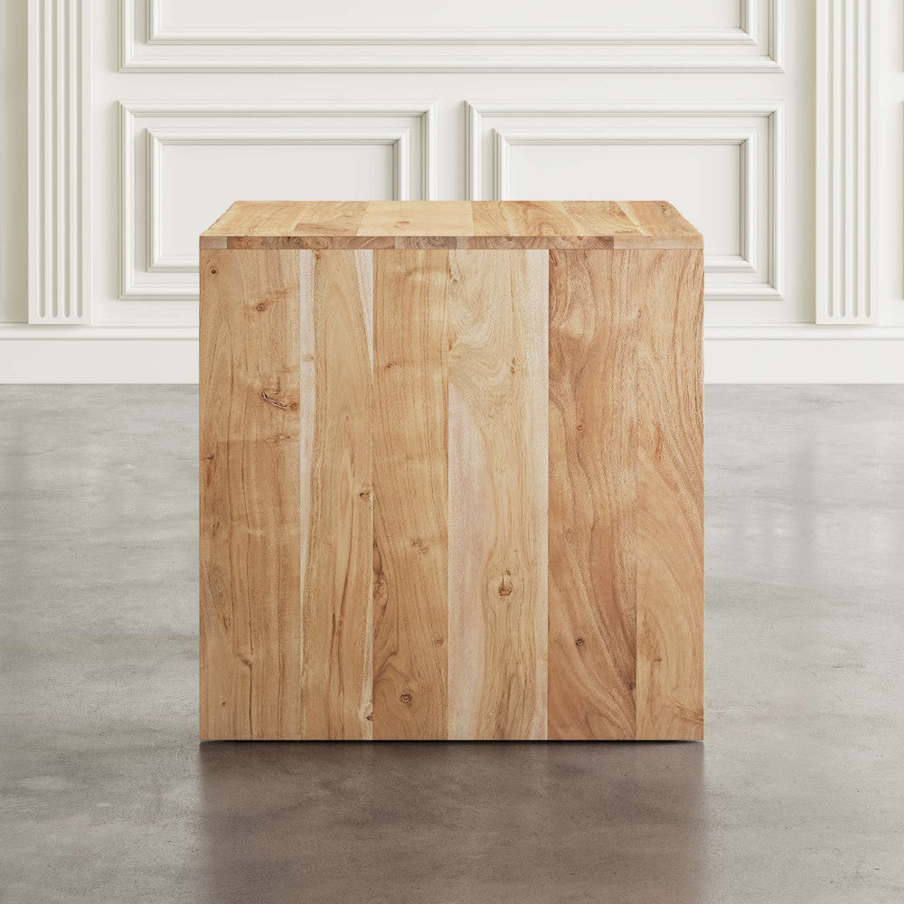 Jofran - Lux Solid Wood Modern Angled End Table - 2348-3 view 4