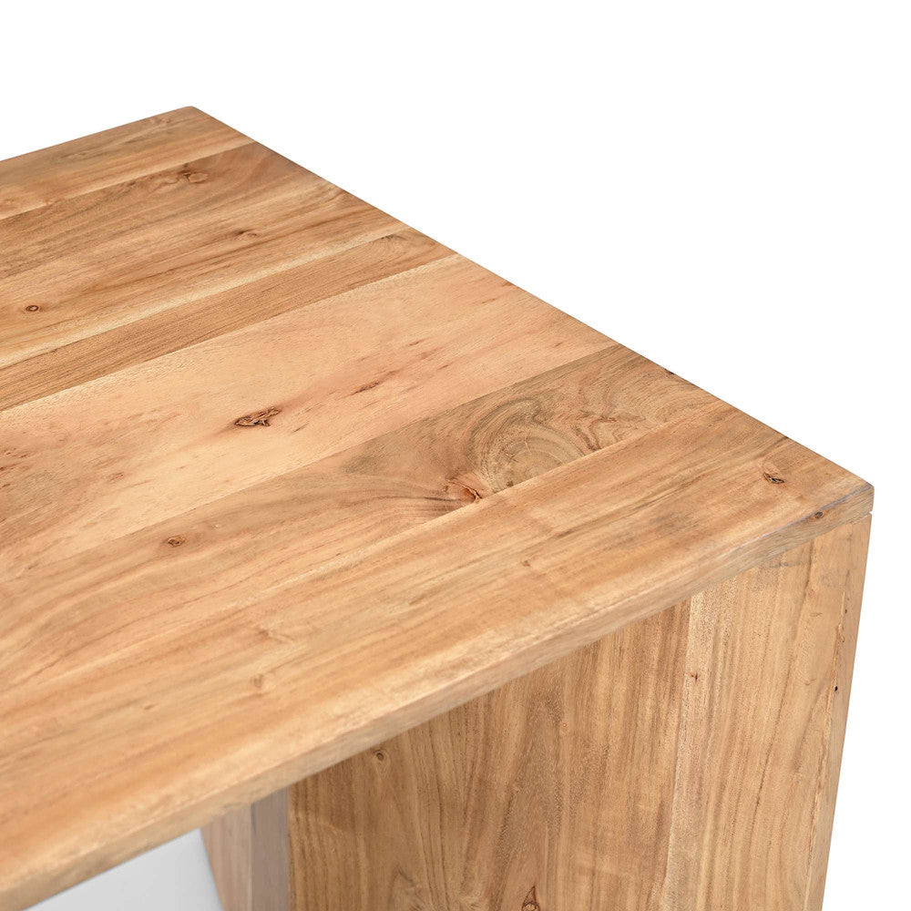 Jofran - Lux Solid Wood Modern Angled End Table - 2348-3 view 7