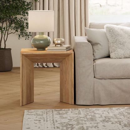 Jofran - Lux Solid Wood Modern Angled End Table - 2348-3 view 10