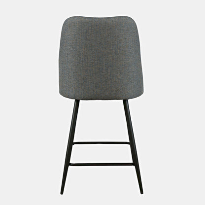 Jofran - Macey Contemporary Modern Upholstered Counter Barstool (Set of 2) - 2271-MACEYSTBL view 3