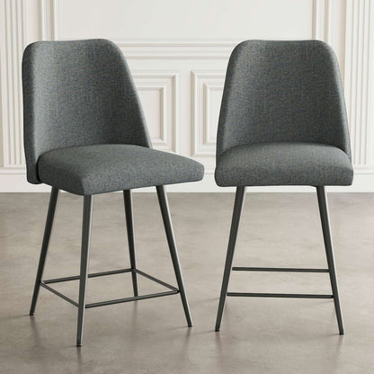 Jofran - Macey Contemporary Modern Upholstered Counter Barstool (Set of 2) - 2271-MACEYSTBL view 5