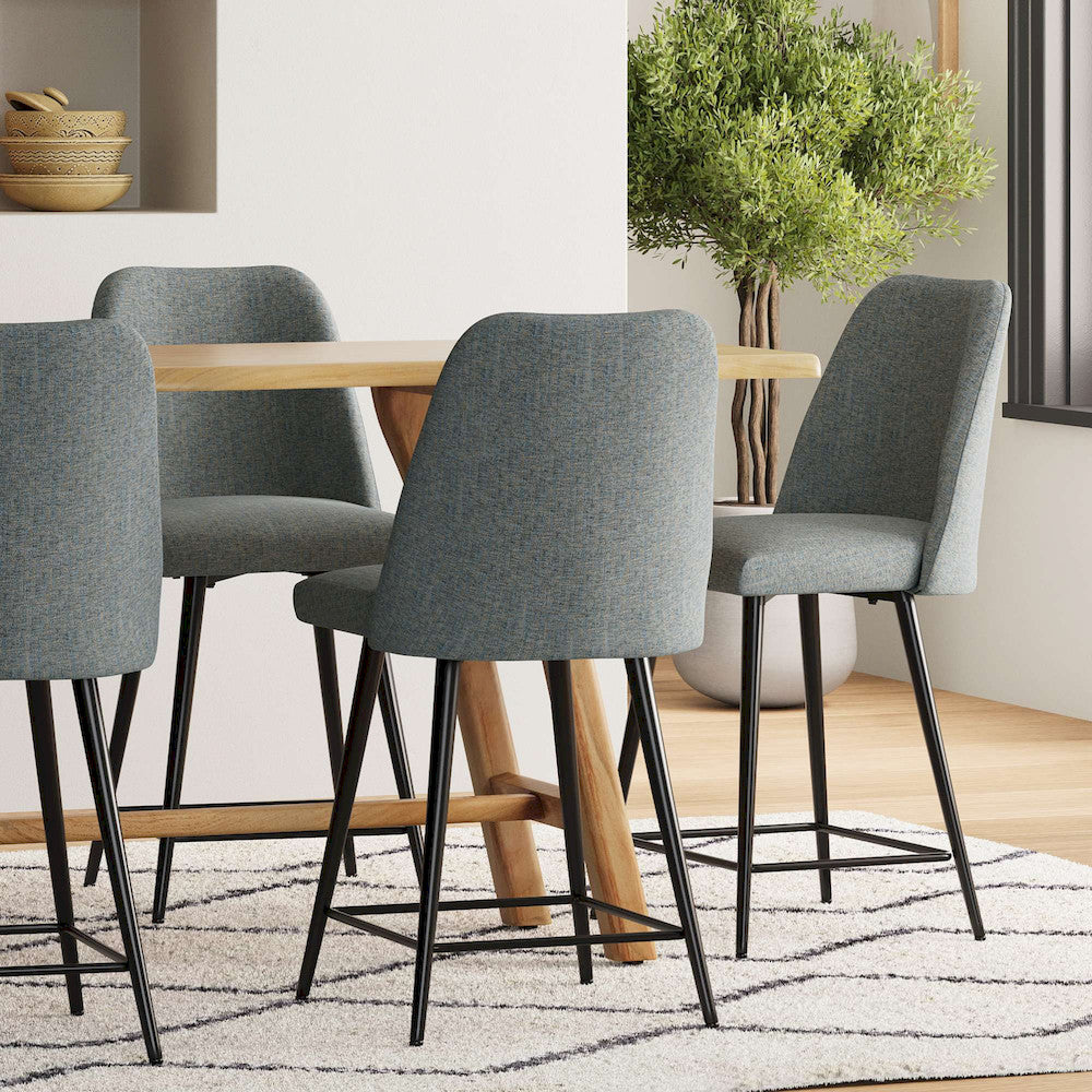 Jofran - Macey Contemporary Modern Upholstered Counter Barstool (Set of 2) - 2271-MACEYSTBL view 11