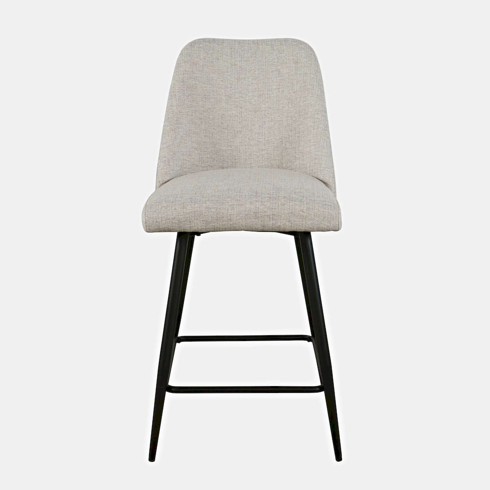 Jofran - Macey Contemporary Modern Upholstered Counter Barstool (Set of 2) - 2271-MACEYSTNAT view 1