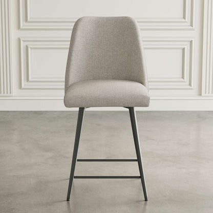 Jofran - Macey Contemporary Modern Upholstered Counter Barstool (Set of 2) - 2271-MACEYSTNAT view 7