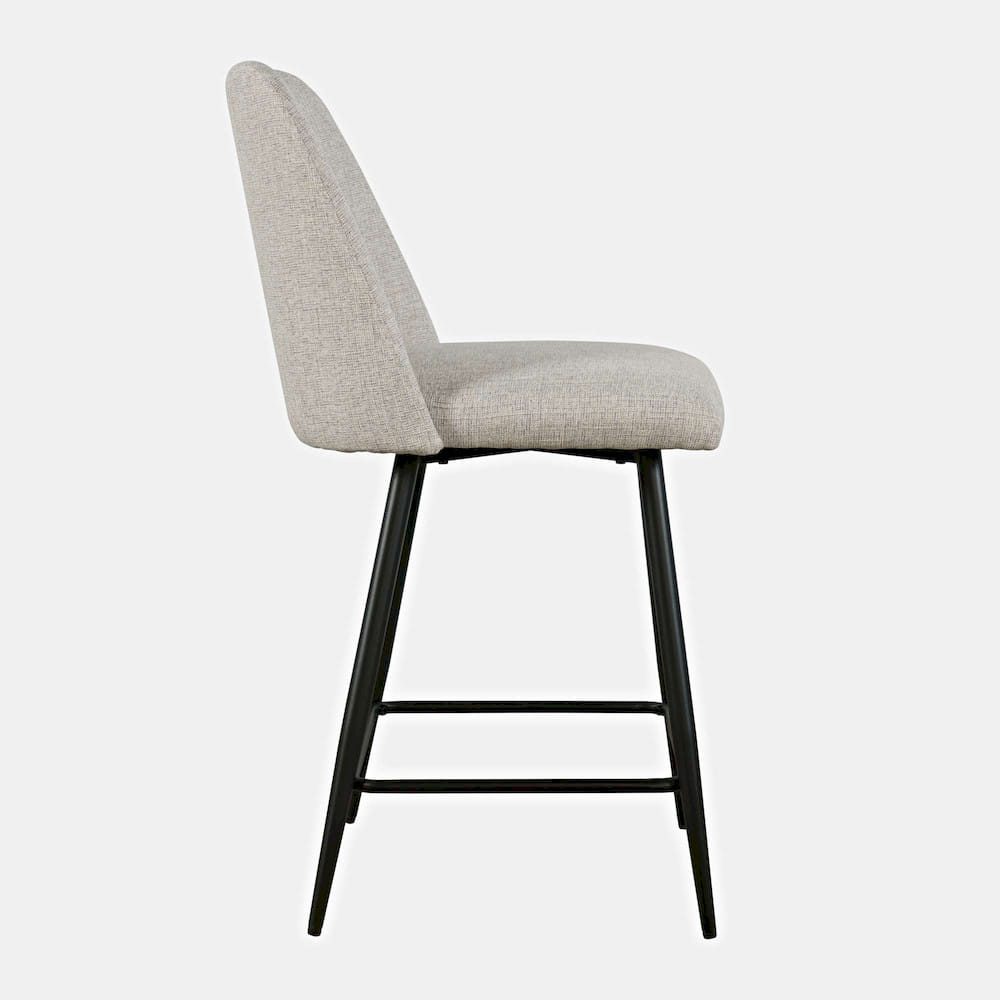 Jofran - Macey Contemporary Modern Upholstered Counter Barstool (Set of 2) - 2271-MACEYSTNAT view 9