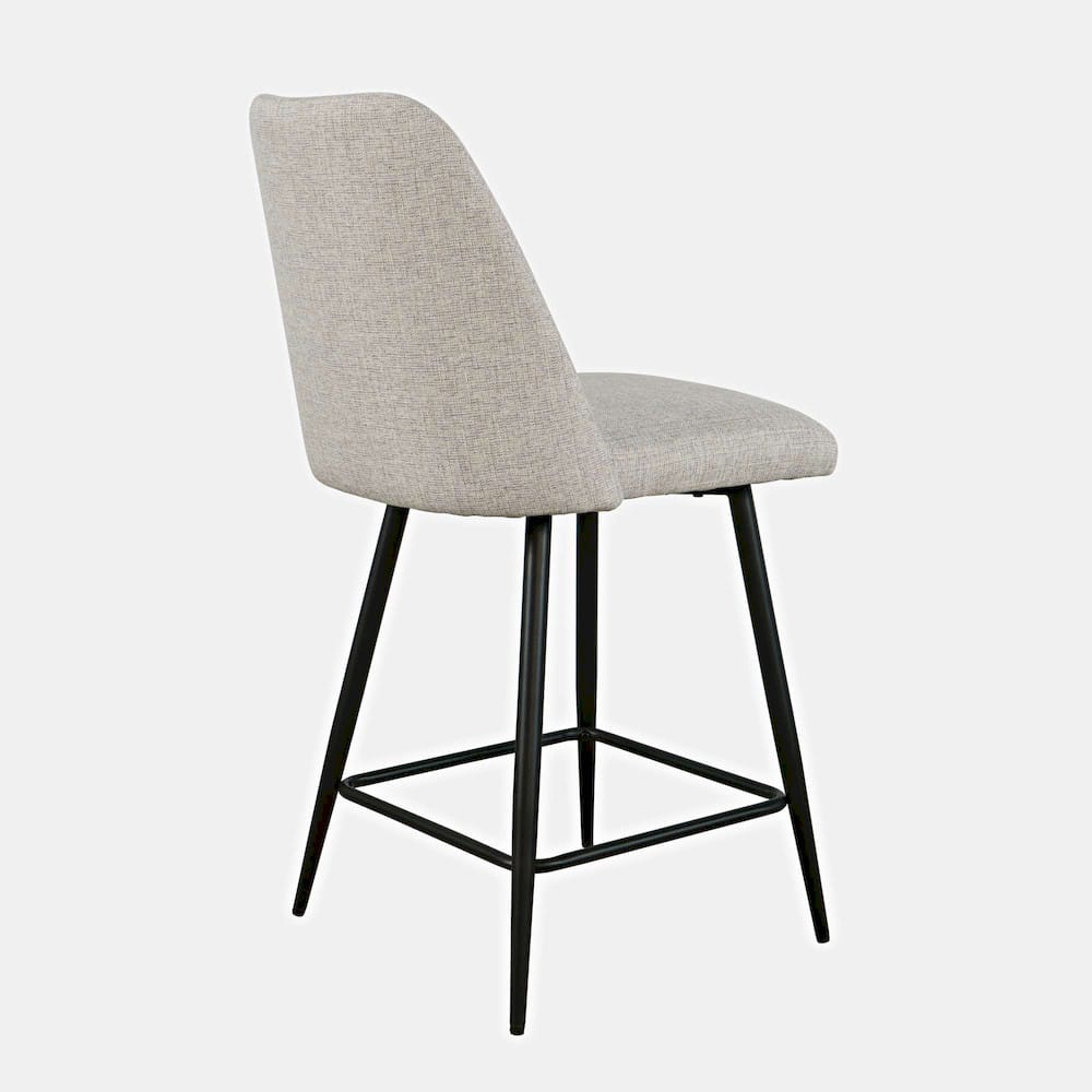 Jofran - Macey Contemporary Modern Upholstered Counter Barstool (Set of 2) - 2271-MACEYSTNAT view 10