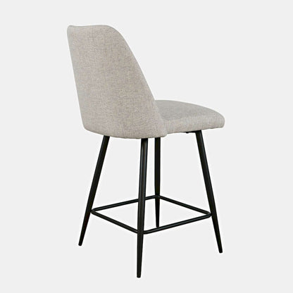 Jofran - Macey Contemporary Modern Upholstered Counter Barstool (Set of 2) - 2271-MACEYSTNAT view 10