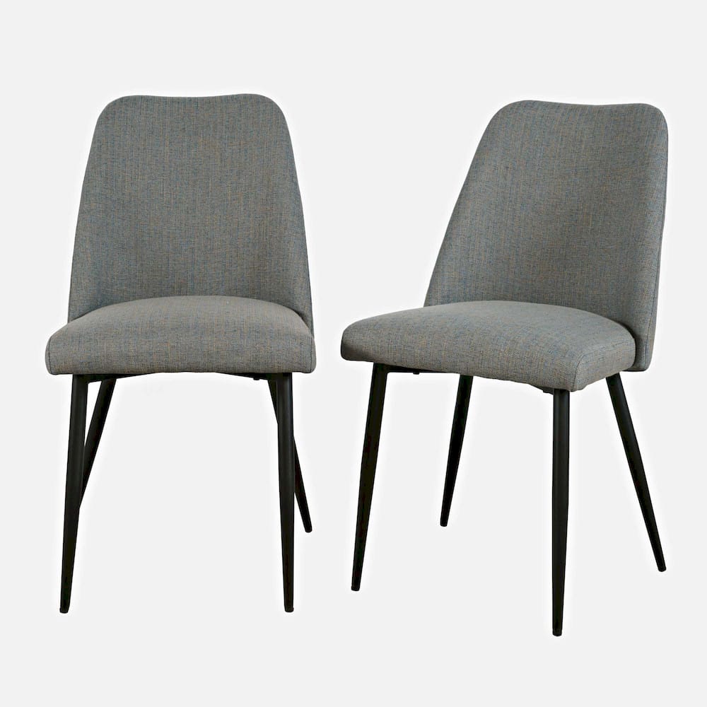 Jofran - Macey Contemporary Modern Upholstered Dining Chair (Set of 2) - 2271-MACEYCHBL view 5