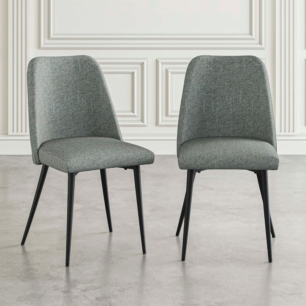 Jofran - Macey Contemporary Modern Upholstered Dining Chair (Set of 2) - 2271-MACEYCHBL view 6