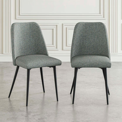 Jofran - Macey Contemporary Modern Upholstered Dining Chair (Set of 2) - 2271-MACEYCHBL view 6