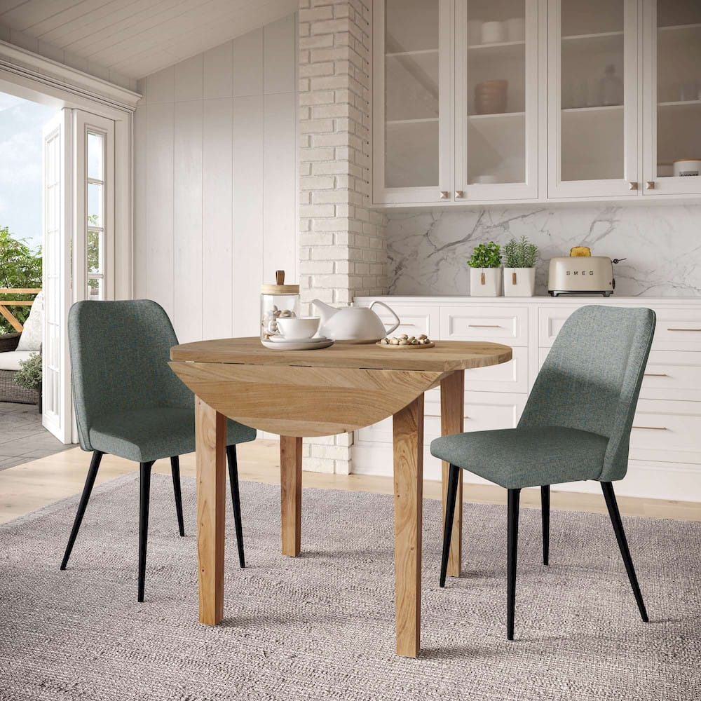 Jofran - Macey Contemporary Modern Upholstered Dining Chair (Set of 2) - 2271-MACEYCHBL view 12