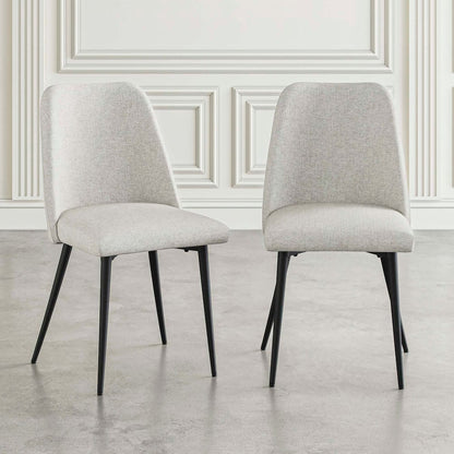 Jofran - Macey Contemporary Modern Upholstered Dining Chair (Set of 2) - 2271-MACEYCHNAT view 6