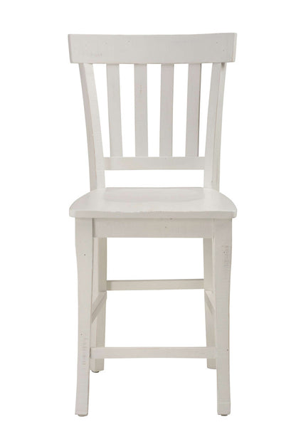 Jofran - Madaket Reclaimed Pine Slat Back Bar Stool (Set of 2) - 647-BS831KD view 1