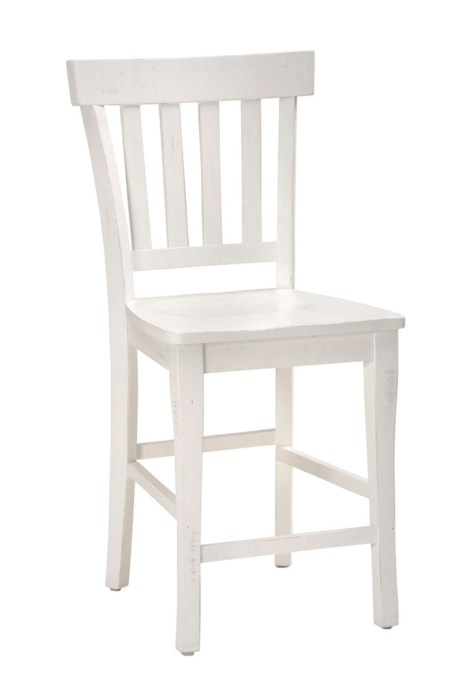 Jofran - Madaket Reclaimed Pine Slat Back Bar Stool (Set of 2) - 647-BS831KD view 2