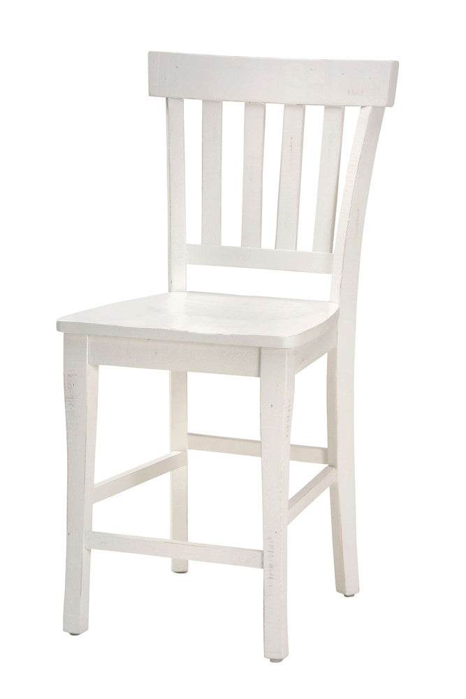 Jofran - Madaket Solid Reclaimed Pine Rustic 60in Dining Set with Four Counter Height Barstools - 647-60-BS831KT view 4