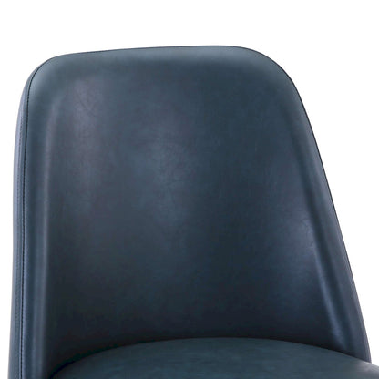 Jofran - Maddox Mid-Century Modern Faux Leather Upholstered Counter Height Barstool (Set of 2) Blueberry - 2271-MADDOXSTBLB view 5