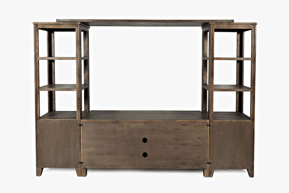 Jofran - Madison Country Media wall in Barnwood - 1700-602282KT view 4