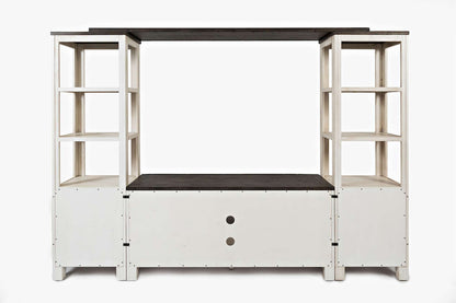 Jofran - Madison Country Media wall in Vintage white - 1706-602282KT view 4