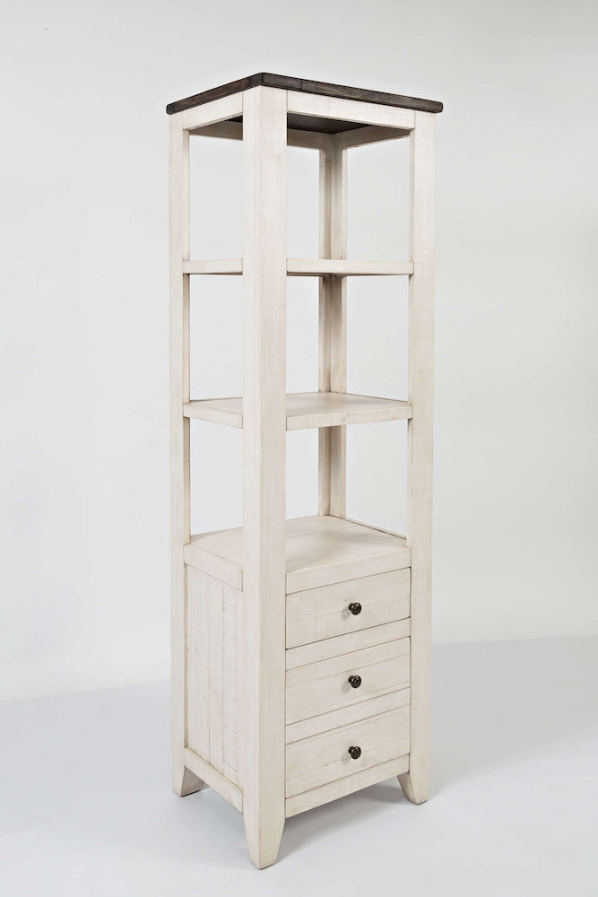 Jofran - Madison Country Media wall in Vintage white - 1706-602282KT view 6