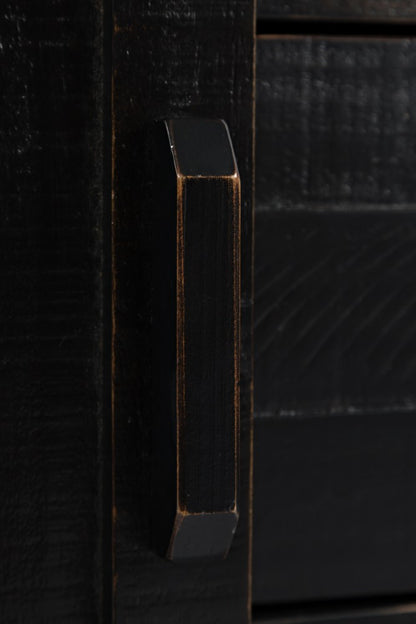 Jofran - Madison County 32in Barn Door Accent Cabinet in Vintage Black - 1702-32 veiw 3