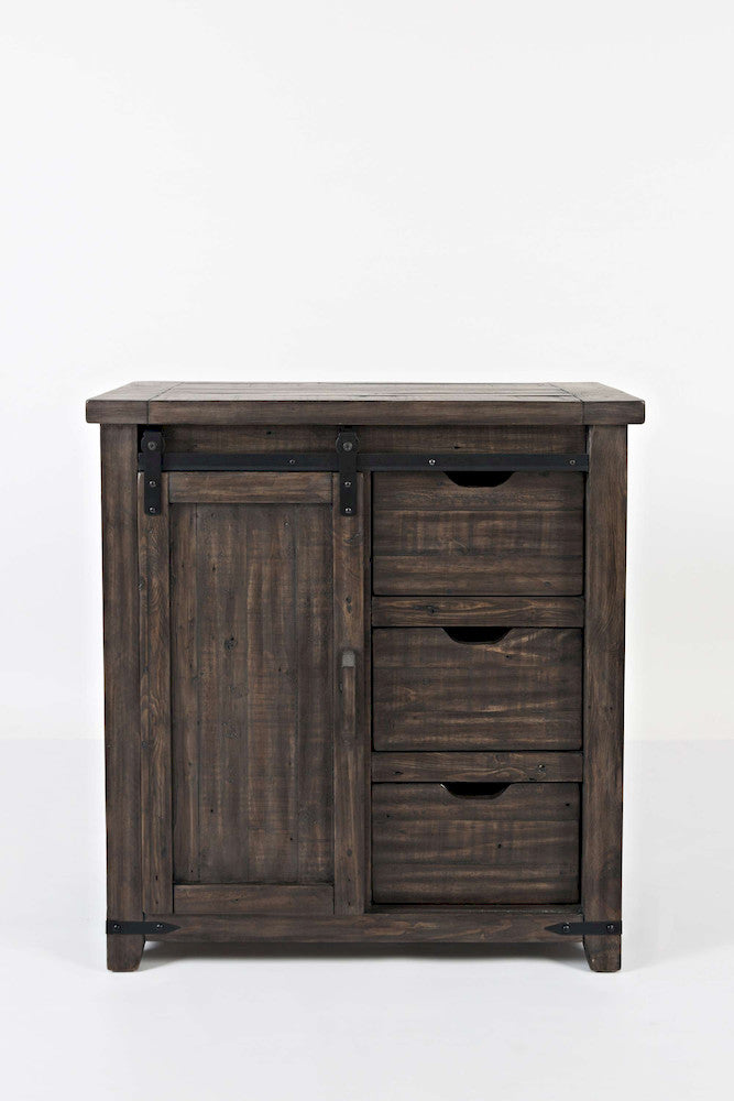 Jofran - Madison County 32in Barn Door Accent Cabinet in Barnood - 1700-32 view 1