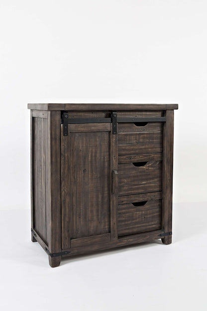 Jofran - Madison County 32in Barn Door Accent Cabinet in Barnood - 1700-32 view 3